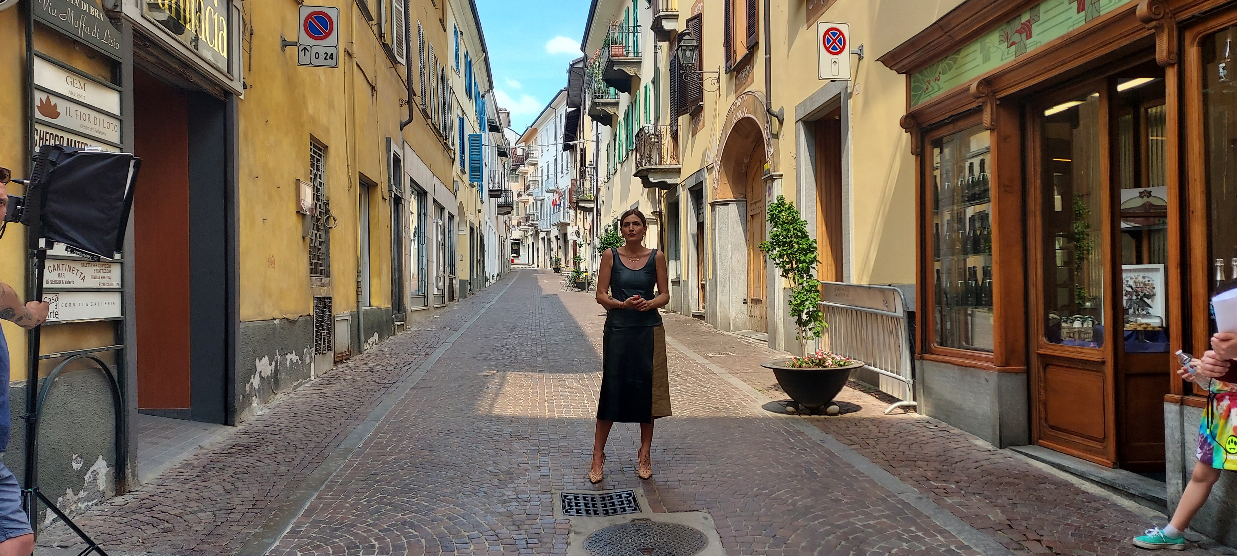 Riprese a Bra per il programma “L’Italia a Morsi” condotto da Chiara Maci