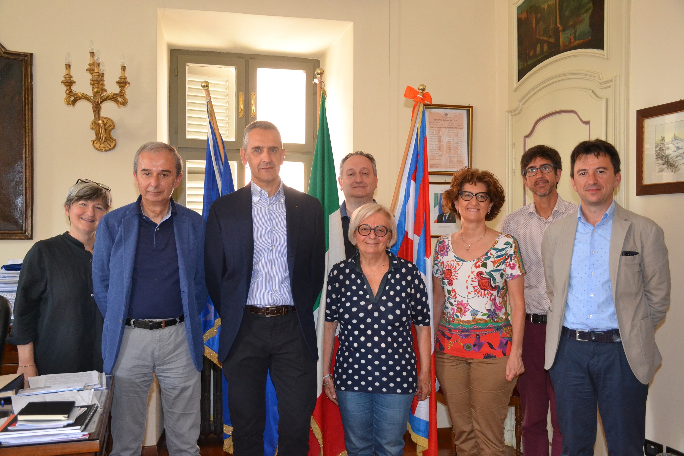 In Municipio il neo Commendatore della Repubblica Sergio Dogliani