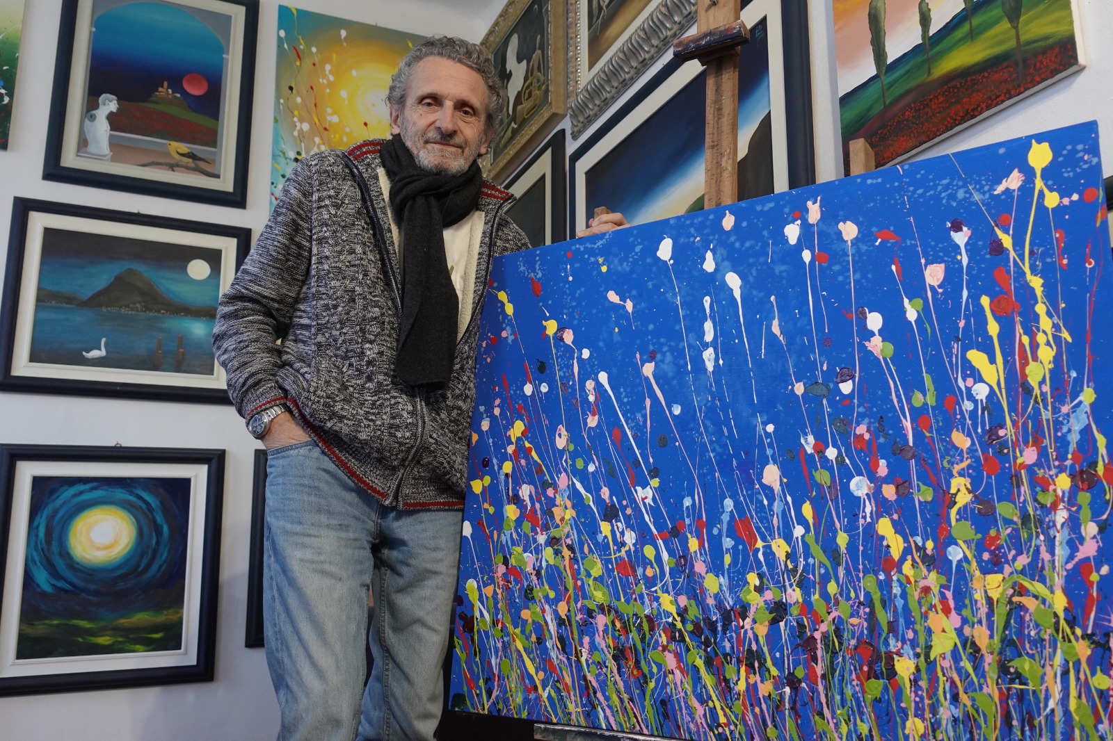 A Palazzo Mathis i “Ricordi riflessi” del pittore braidese Franco Gotta