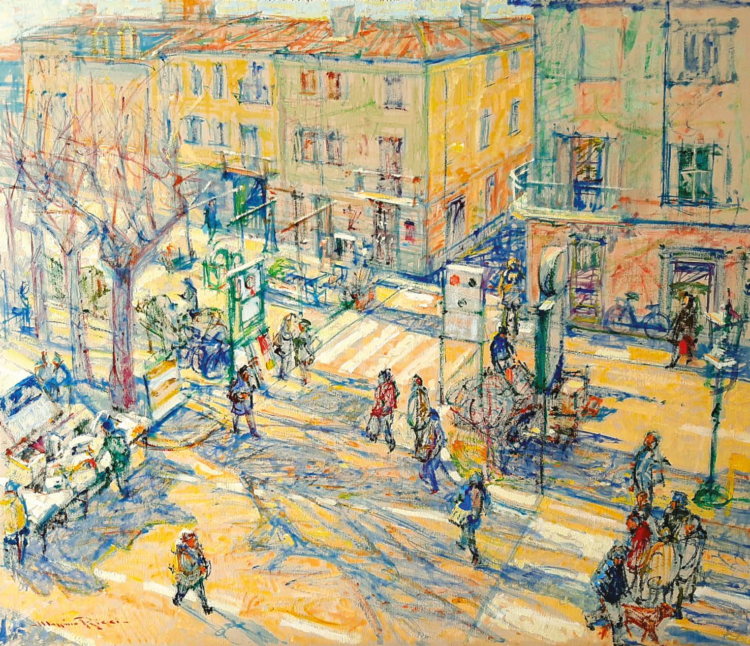 Arte: “Le voci del colore” di Massimo Ricci in mostra a Palazzo Mathis