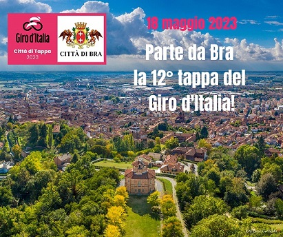 PARTE DA BRA LA DODICESIMA TAPPA DEL GIRO D'ITALIA, GIOVEDI' 18 MAGGIO 2023!