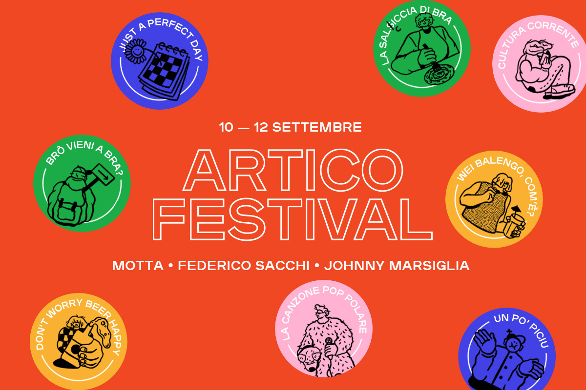Artico Festival: dal 10 al 12 settembre Motta, Marsiglia e Sacchi
