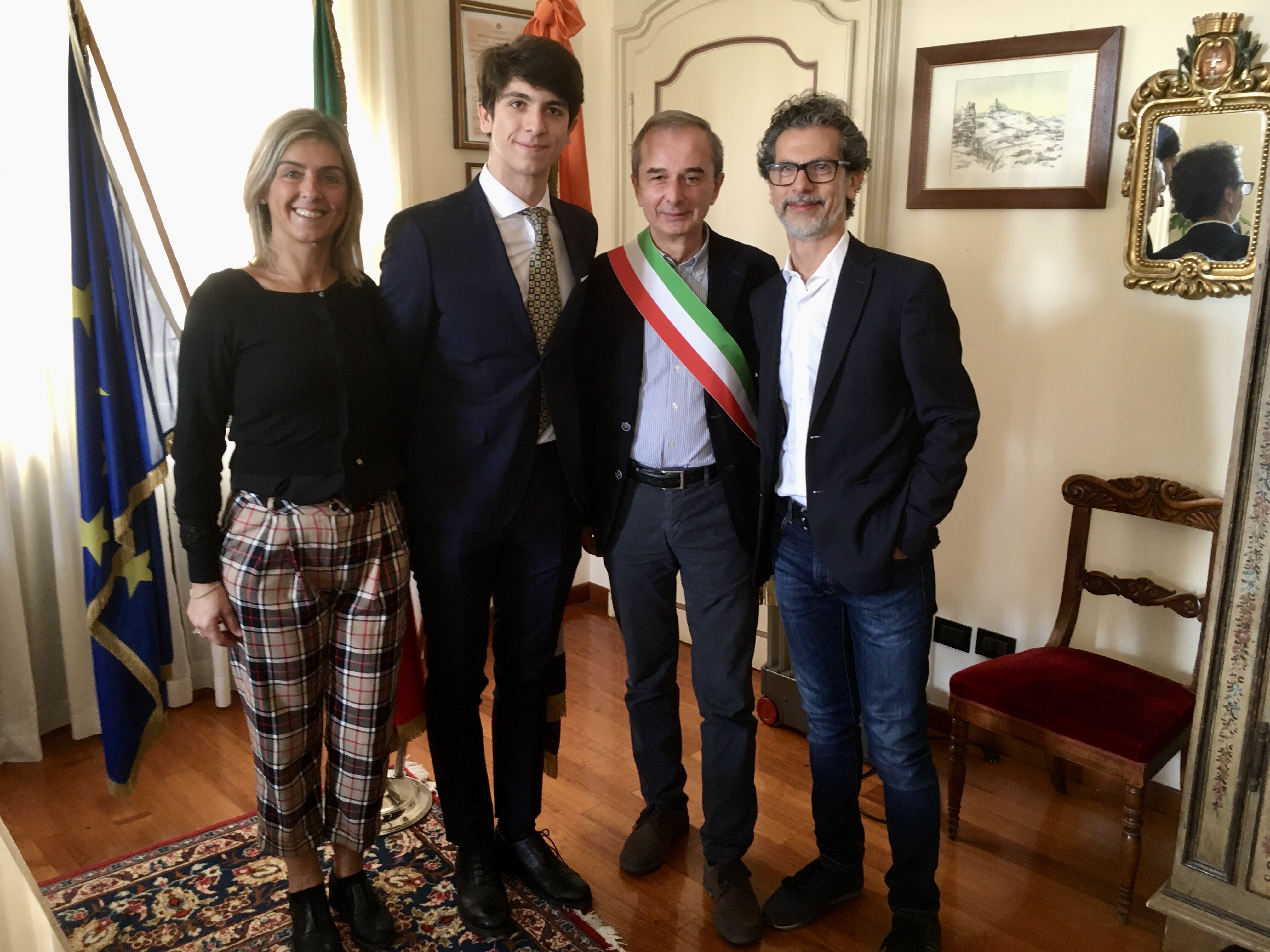 Un Alfiere del Lavoro braidese: la Giunta ha ricevuto Enrico Conforto