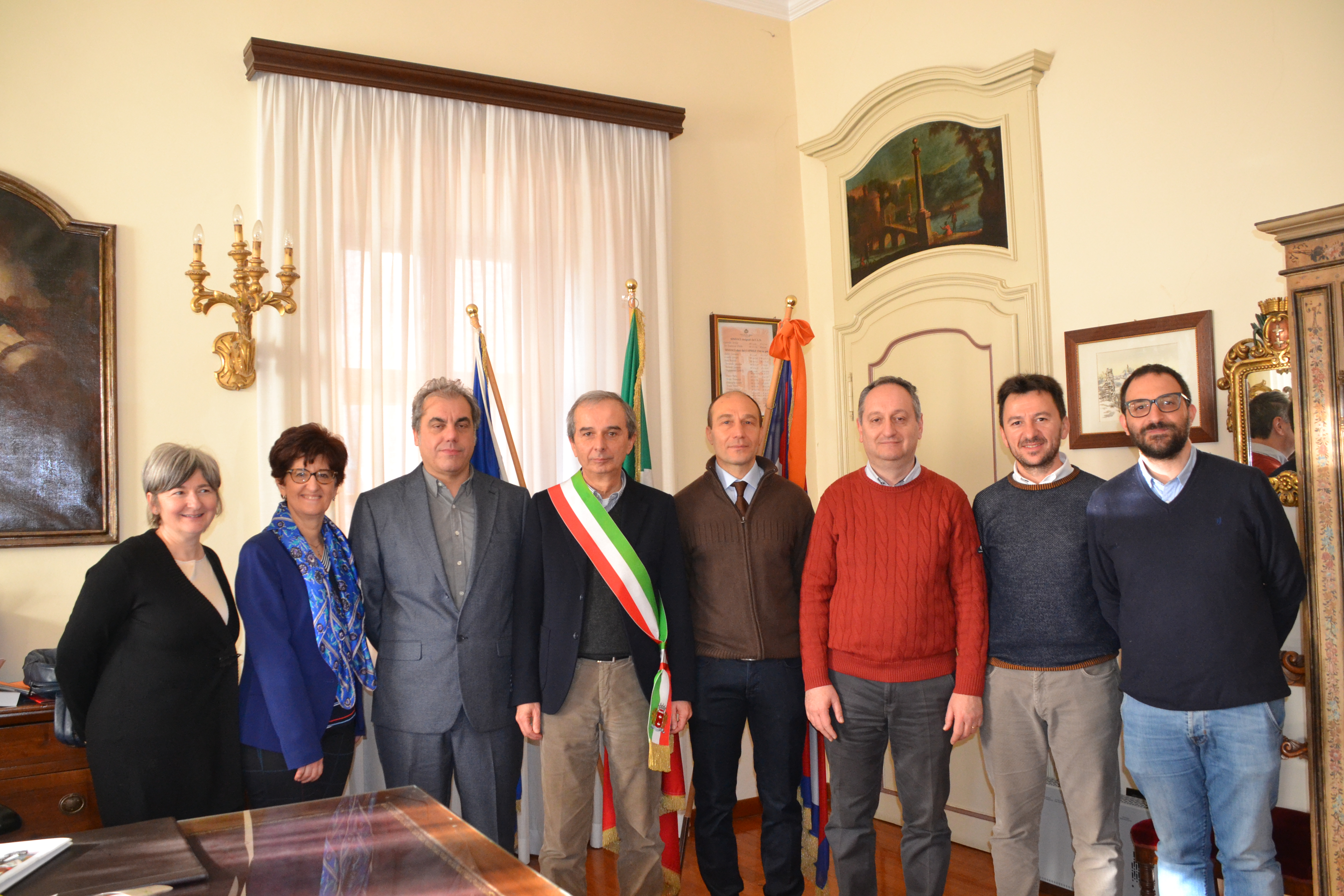 Ricevuti in Giunta i nuovi Cavalieri al Merito di Bra