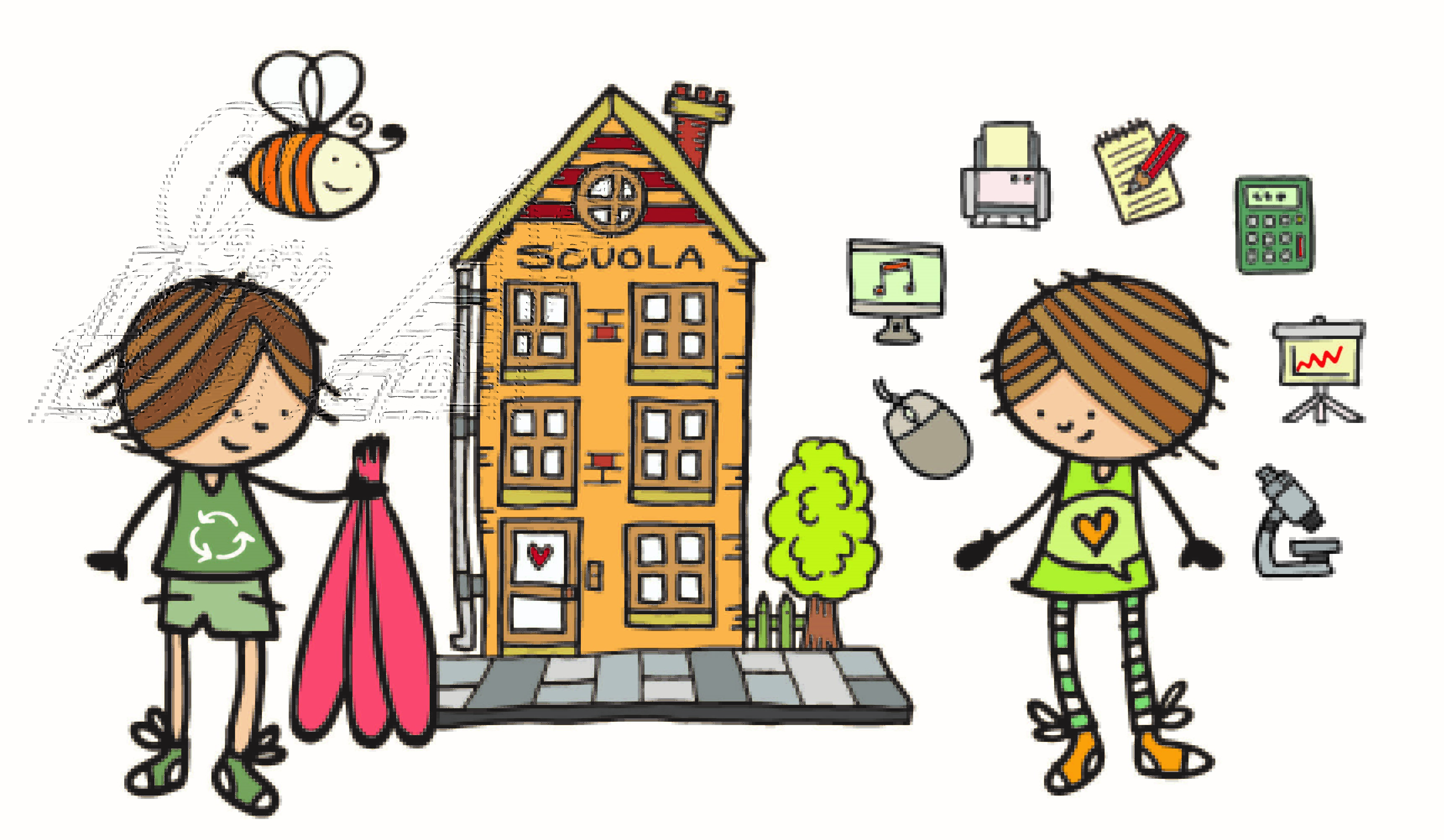 Le scuole di Bra raccolgono i sacchi arancioni inutilizzati