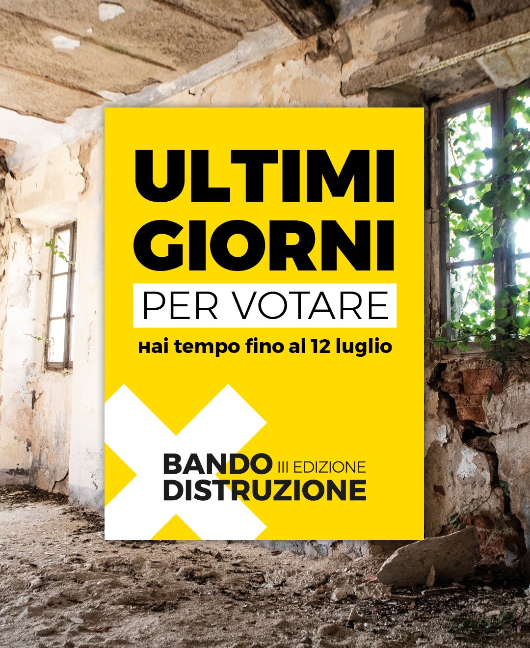 Bando Distruzione: ultimi giorni per votare il progetto per Bra!