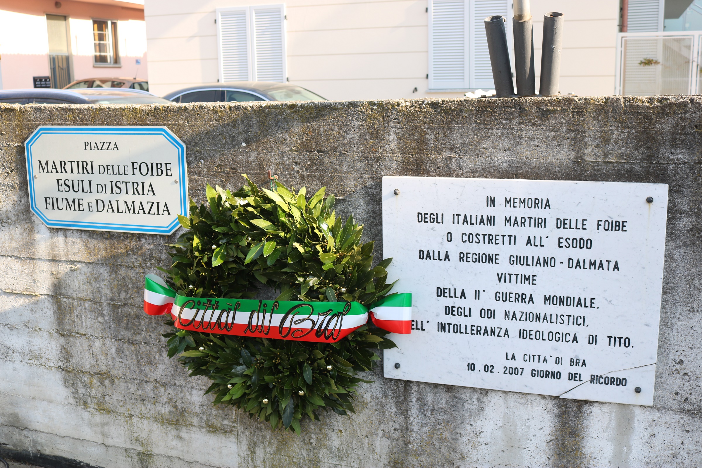 10 febbraio, Giorno del Ricordo a Bra: la cerimonia in diretta streaming